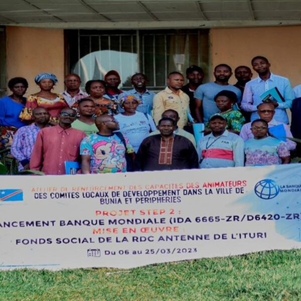 formationet structuration des Comités Locaux de Développement à Bunia, Province de l'Ituri