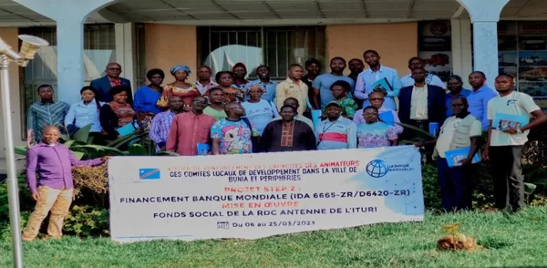 formationet structuration des Comités Locaux de Développement à Bunia, Province de l'Ituri